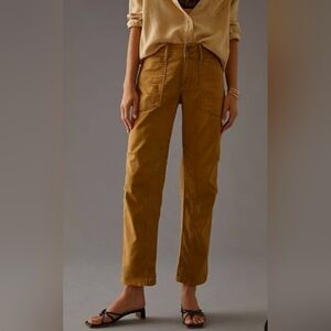 Anthropologie The Wanderer Tan Straight Leg Pants
